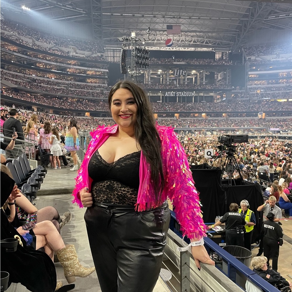 Hot Pink XPlusWear Sparkly Jacket